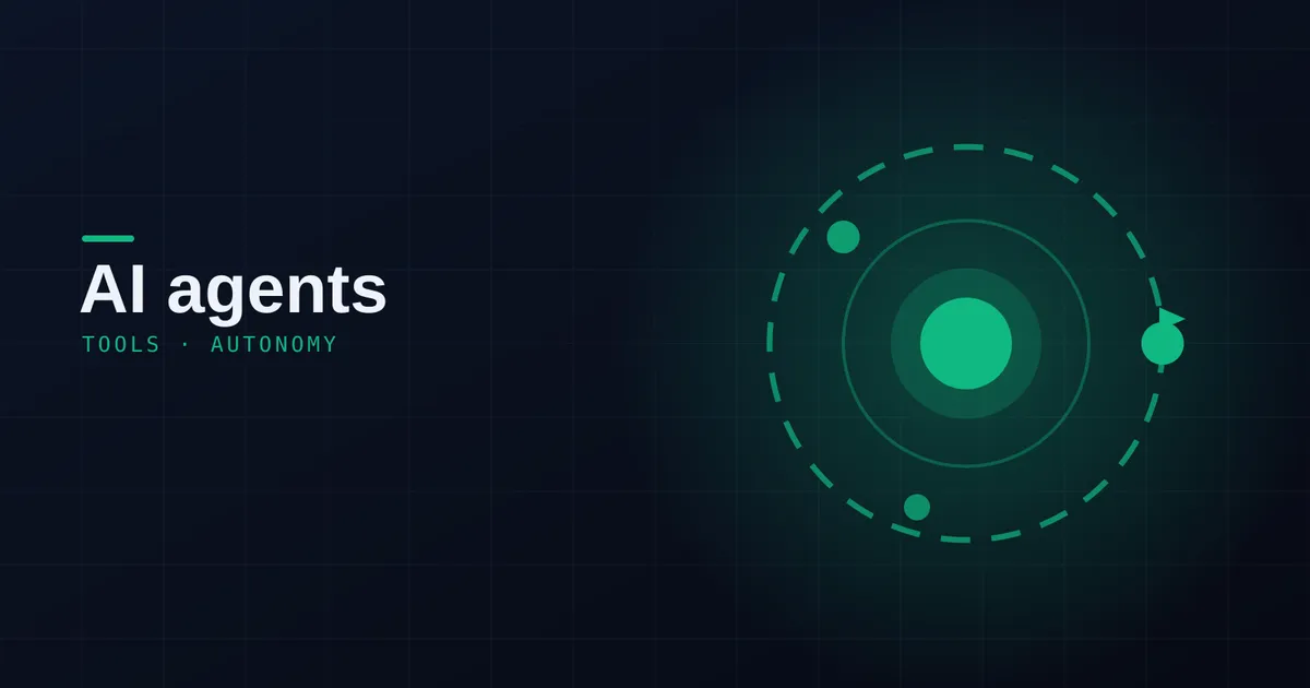 An AI agent loop with orbiting tools