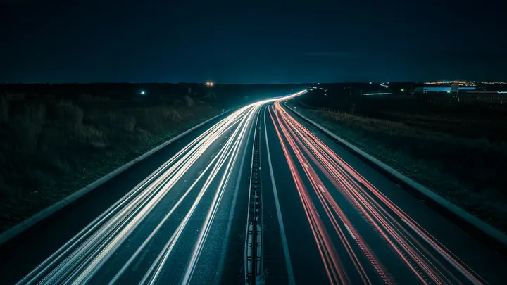 An abstract visualization representing web performance metrics