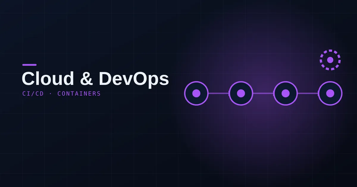 A CI/CD pipeline of connected stages