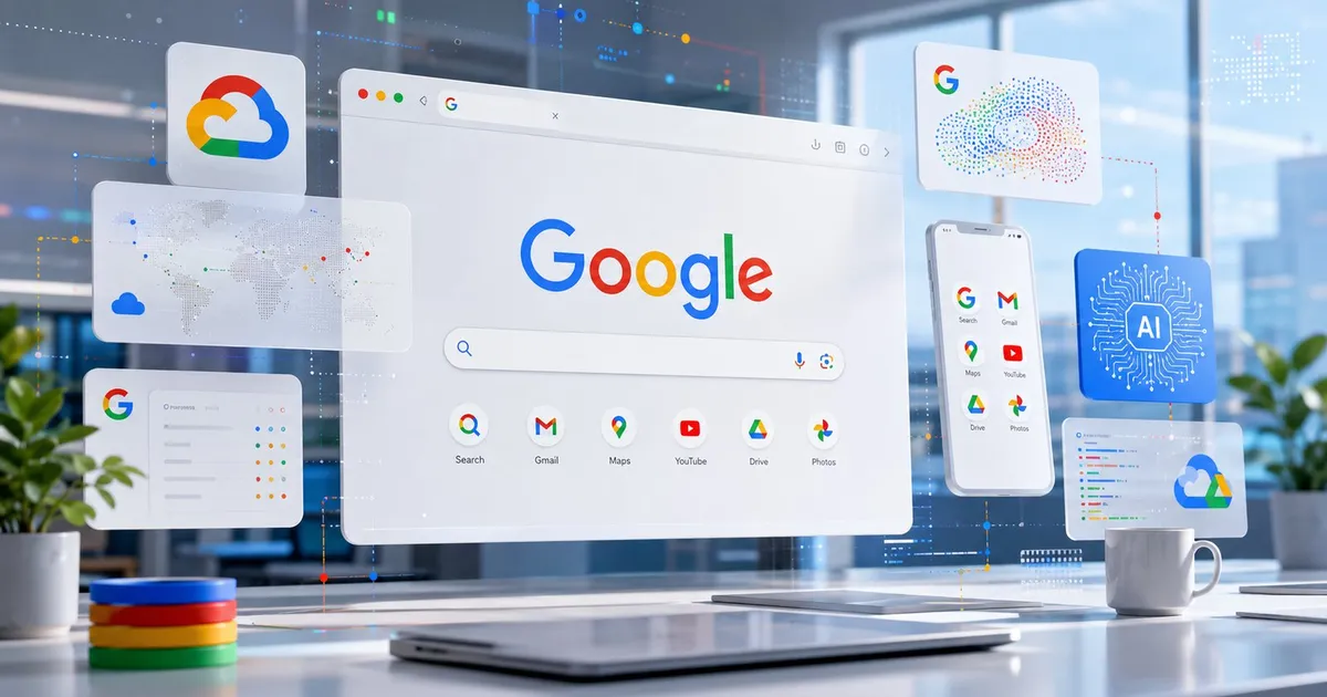 Google Search reimagined with AI-generated answers replacing a list of links