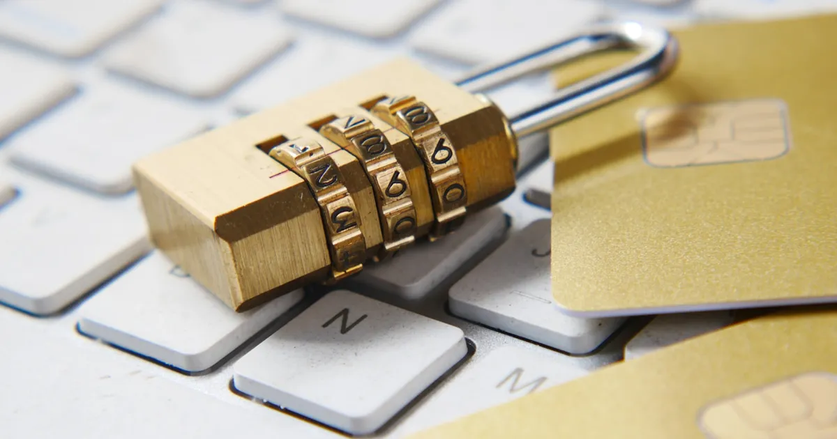 Padlock icon overlaid on a browser address bar