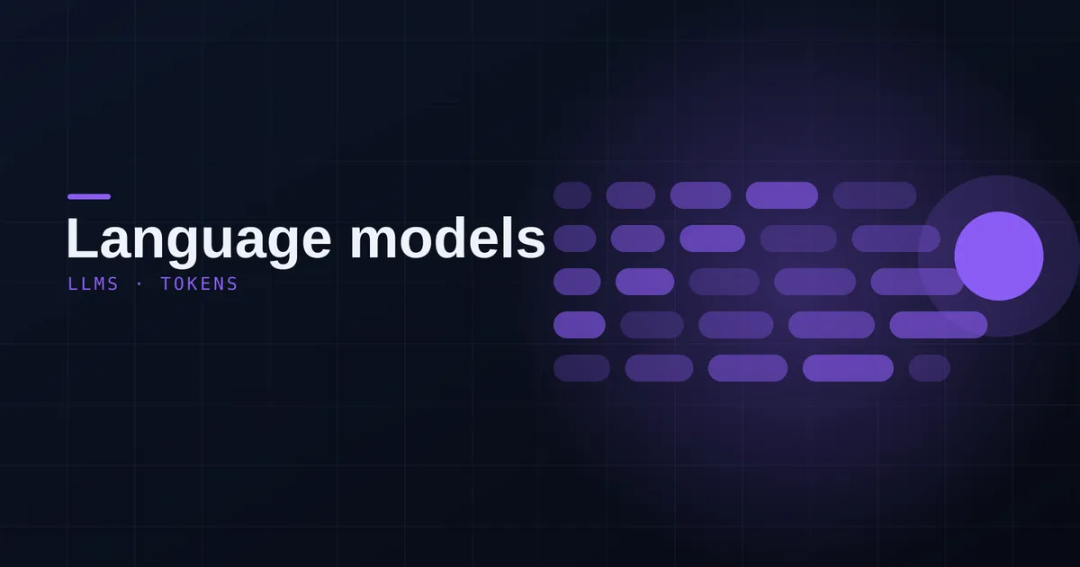 Abstract art of language-model tokens