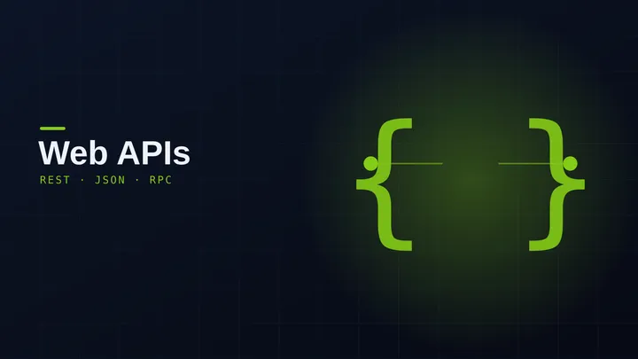 Abstract illustration representing a web API