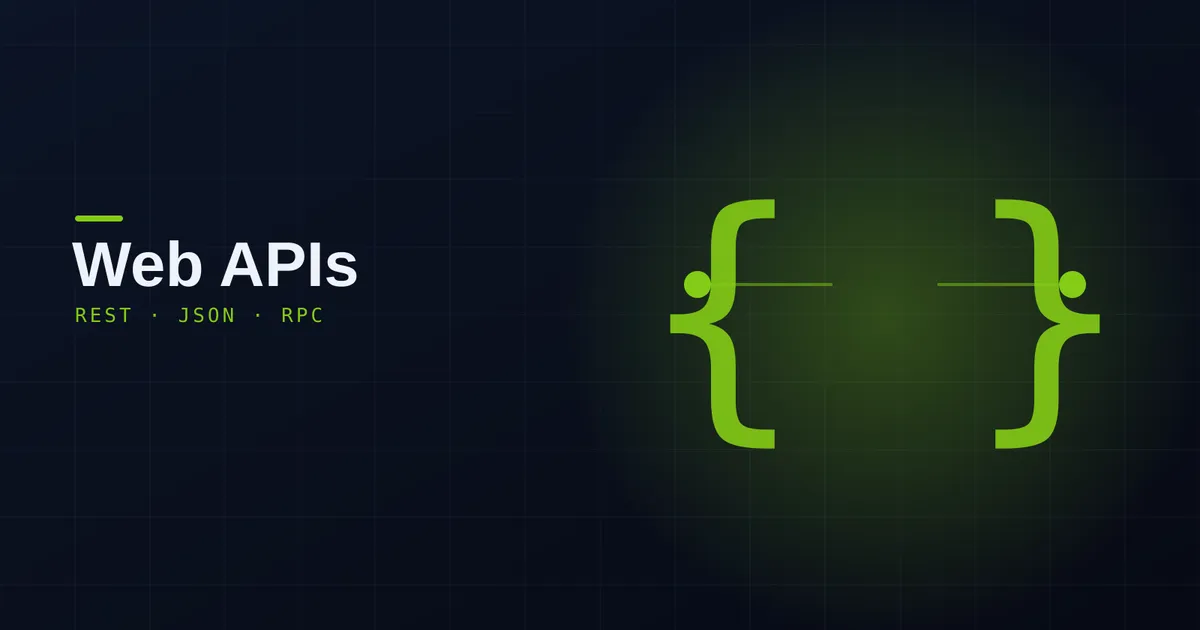Abstract illustration representing a web API